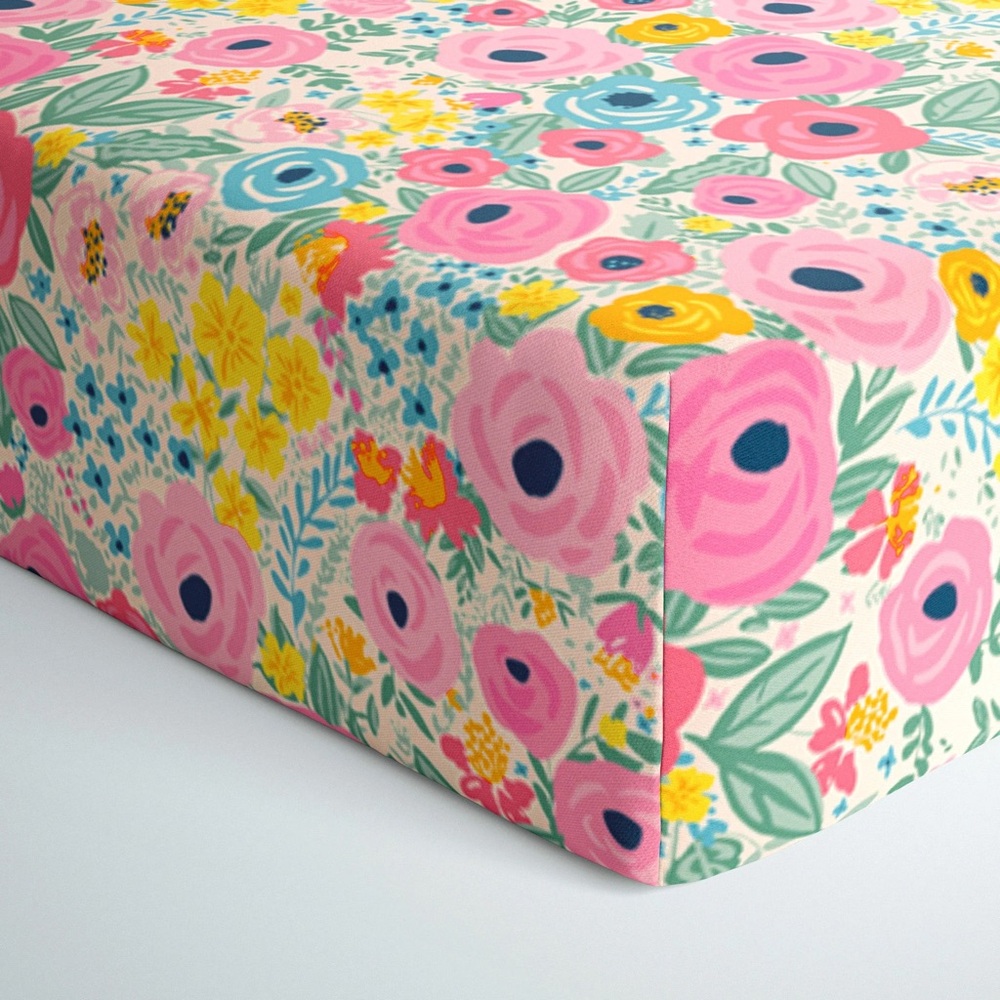 Little Sleepies Secret Garden Crib Sheet